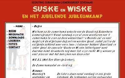 Zomerkamp Suske&Wiske 2005